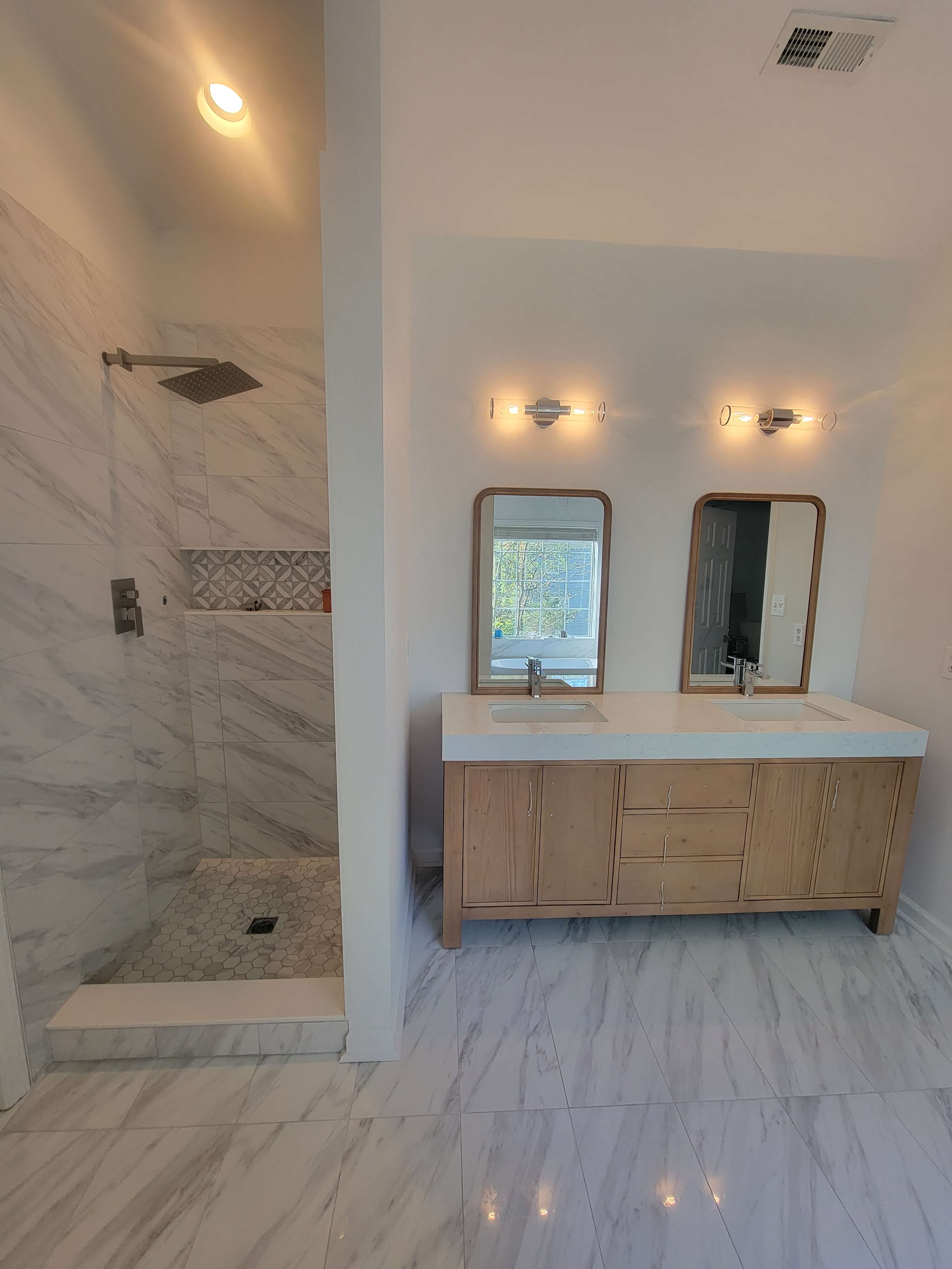 Remodel bath and shower